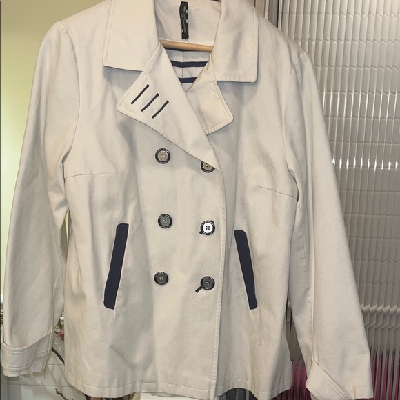Saint James Mademoiselle - 100% Cotton - double breasted jacket - BNWOT